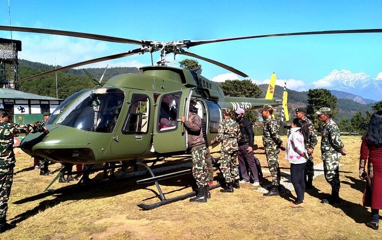 गण्डकी प्रदेशमा ६० गर्भवती र सुत्केरी हवाई उद्धारबाट लाभान्वित
