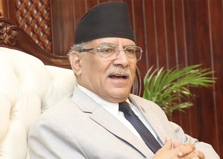 प्रधानमन्त्री  प्रचण्ड भूकम्प प्रभावित जिल्ला बझाङ जाने