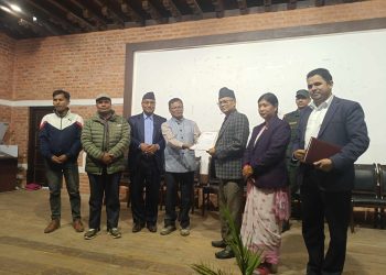 समाजवादी मोर्चाले कीर्तिपुर नगरपालिकालाई १९ बुँदै ज्ञापनपत्र बुझाइयाे