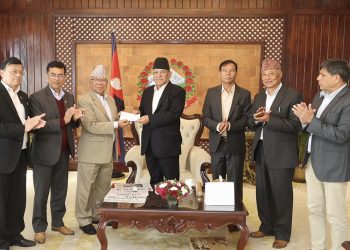 भूकम्पपीडितका निम्ति कांग्रेसले ५० लाख, एस पार्टीबाट २५ लाख सहयोग  दिइयो