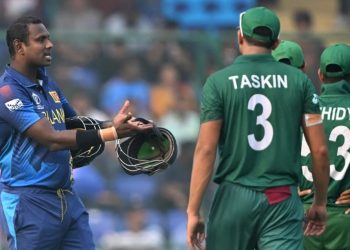 इतिहासको पानामा लेखिएको ‘टाइम आउट’ दोषी सकिब की म्याथ्युज?