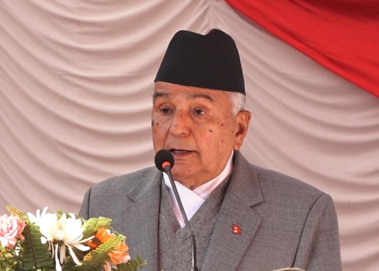 राष्ट्रपति पौडेल बाग्लुङ जाँदै