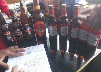 वीरगञ्जमा म्याद गुज्रिएका बियर बिक्री वितरण
