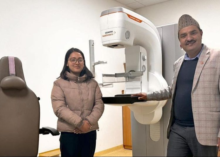 वीरमा स्तन क्यान्सरको उपचारका लागि अत्याधुनिक उपकरण सञ्चालन