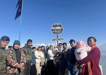 बागलुङको बेलढुङ्गामा आन्तरिक पर्यटकको चहलपहल बढ्याे