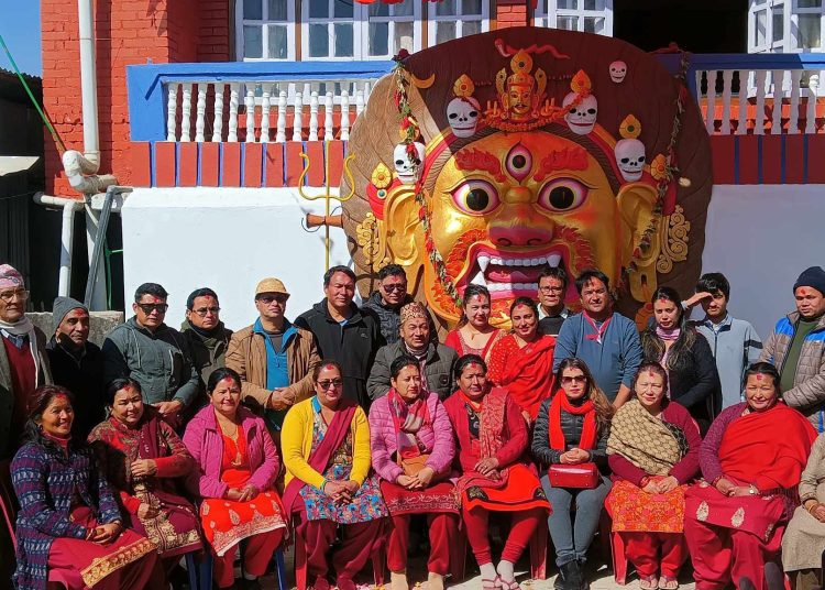 सिन्धुपाल्चोकको चौतारामा “श्वेत भैरब” स्थापना र अनावरण