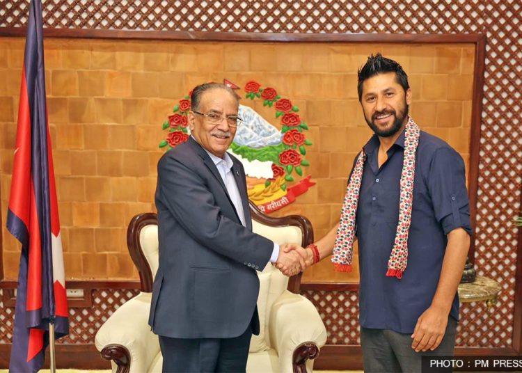 प्रधानमन्त्री  र राष्ट्रिय स्वतन्त्र पार्टीका सभापतिबीच भेट