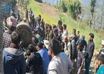 अछाममा ट्याक्टर पल्टिंदा पाँच जनाको घटनास्थलमै ज्यान गयाे