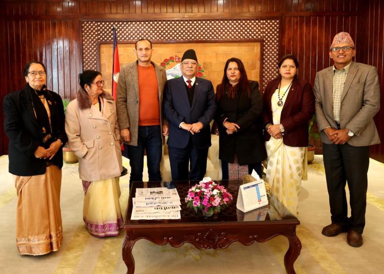 सुखानी सहिदका परिवारसँग भेट, कम्युनिष्ट एकताको पहल थालेका छौँ : प्रधानमन्त्री