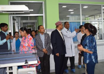 नेपाल मेडिकल कलेजको एनआइसियूको स्तरोन्नति