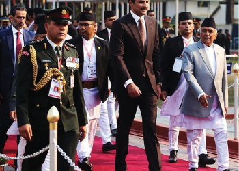 लोकतन्त्र दिवसका दिन राजाको भव्य स्वागत !