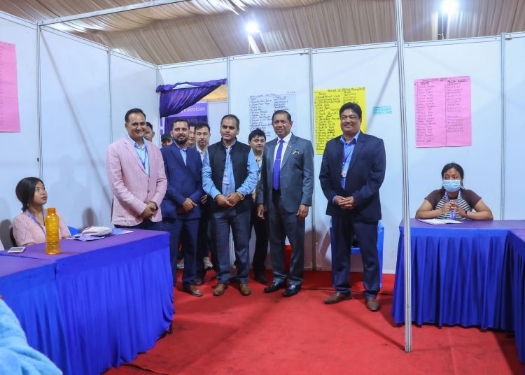 सिप मेलामा कुटनीतिक क्षेत्रका पदाधिकारी