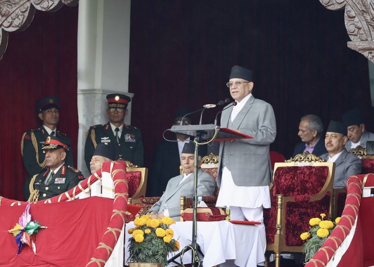 शान्ति स्थापनाका अधिकांश कार्य सम्पन्न : प्रधानमन्त्री प्रचण्ड