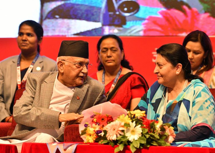 चीन भ्रमणमा जाँदै विद्या भण्डारी