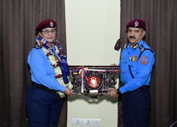 नवनियुक्त प्रहरी निरीक्षकहरू दर्ज्यानी चिन्हद्वारा सुशोभित