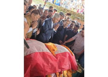मेयर राजकुमार नकर्मीप्रति देउवाको श्रद्धाञ्जली