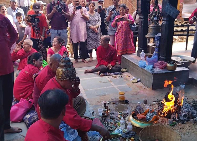 माङ्साहुती होम सम्पन्न