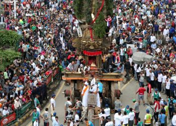 आज  रातो मच्छिन्द्रनाथको जात्रा