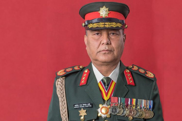 सेनाको प्रधान सेनापति पदमा अशोकराज सिग्देल नियुक्त