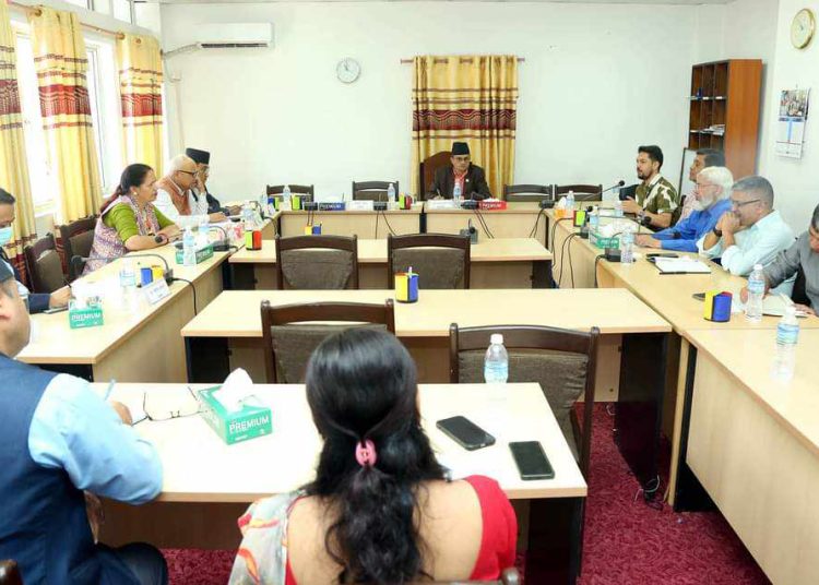 संसदीय छानबिन विशेष समिति र ऋणीहरूबीच छलफल