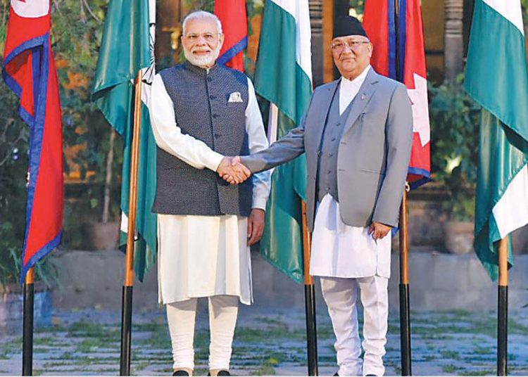 प्रधानमन्त्री ओली र भारतीय समकक्षी मोदीबिच भेटघाटकाे समयतालिका तय