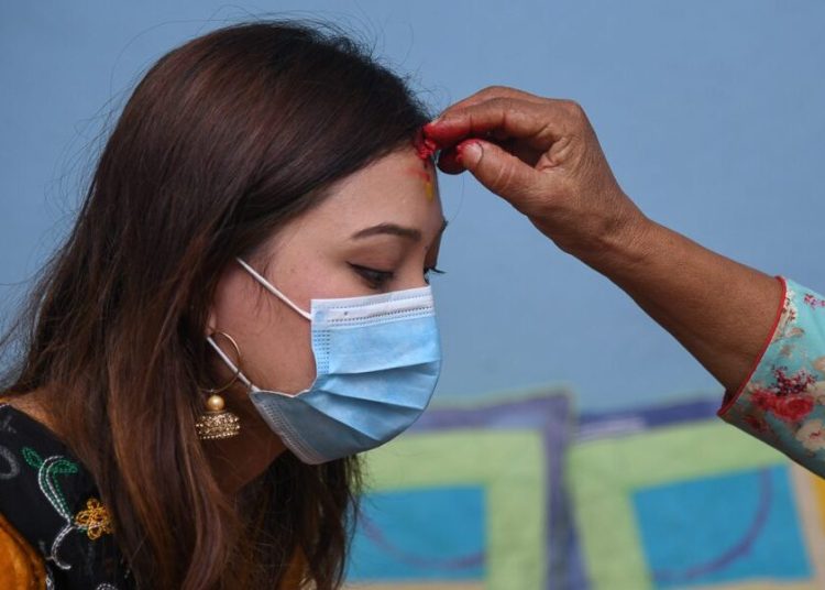 आज पापाङ्कुशा एकादशी टीका लगाउने क्रम जारी