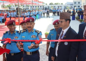 प्रहरी महानिरीक्षक कुँवरबाट छात्रावास भवन उद्‌घाटन