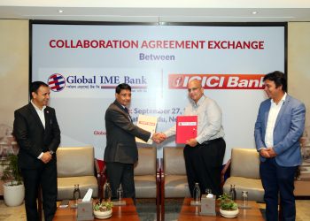 Global IME Bank Signs MOU with ICICI Bank Canada to Facilitate Seamless Banking for Nepali immigrants moving to Canada