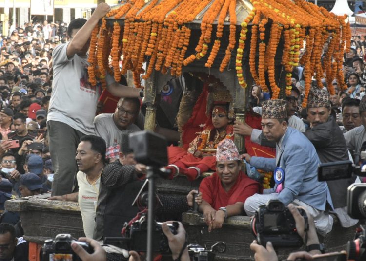 कुमारीलाई पचली भैरवको दर्शन