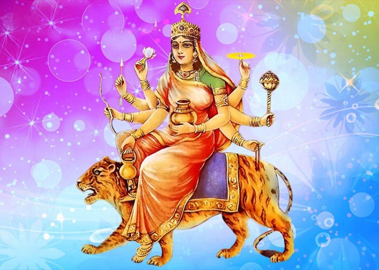 नवरात्रको चौंथो दिन आज कुष्माण्डा देवीको विधिपूर्वक पूजा आराधना गरिंदै