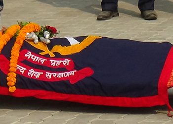 दुर्घटनामा परी  प्रहरी जवानको मृत्यु