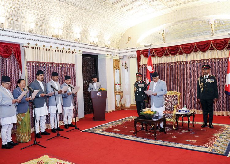 नवनियुक्त पाँच राजदूतले गोपनीयताको शपथ लिए
