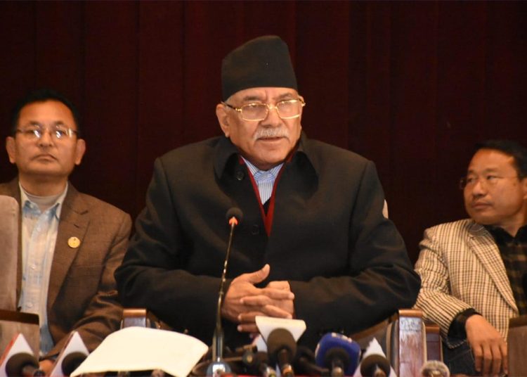 प्रधानमन्त्री ओलीले नैतिकताका आधारमा राजीनामा दिनु उचित : प्रचण्ड