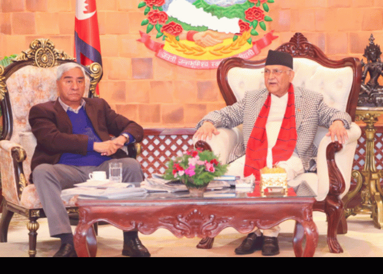 सत्तारूढ दलको बैठक जारी