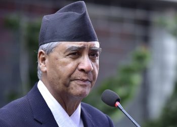 सभापति देउवाद्वारा कार्टर र सिंहप्रति श्रद्धाञ्जली