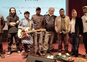 Blues artist Ashesh Dangol Performed by Charity Concert
