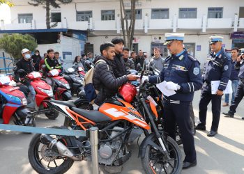 हराएका २० ओटा दुई पाङग्रे सवारी साधन हस्तान्तरण