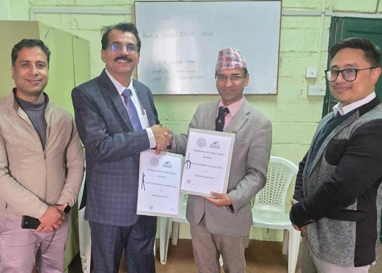 नेक र मलेसियाको जे एस जे कलेज विच शैक्षिक समझदारी कायम