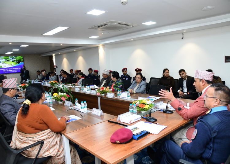 प्रहरी प्रधान कार्यालयको निरीक्षण तथा अवलोकन