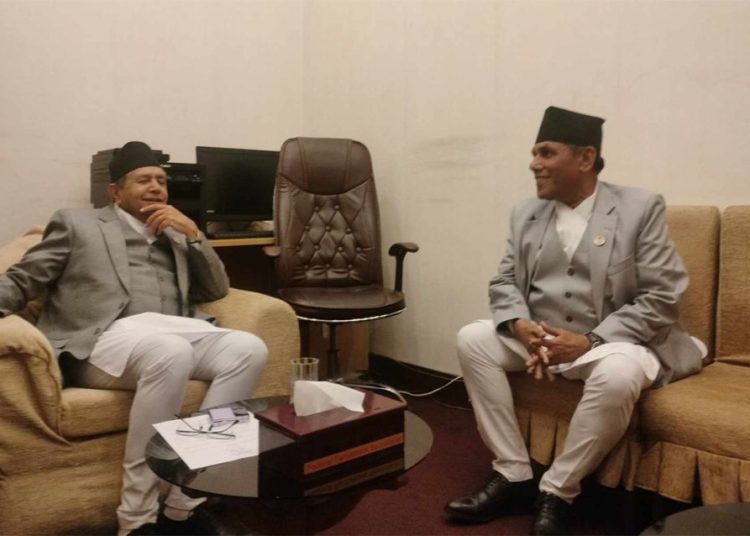 सभामुख  र राष्ट्रिय सभा अध्यक्षबीच छलफल सुरु