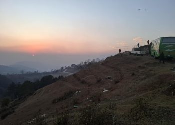 Tourists Flock to Nagarkot for Stunning Sunset Views