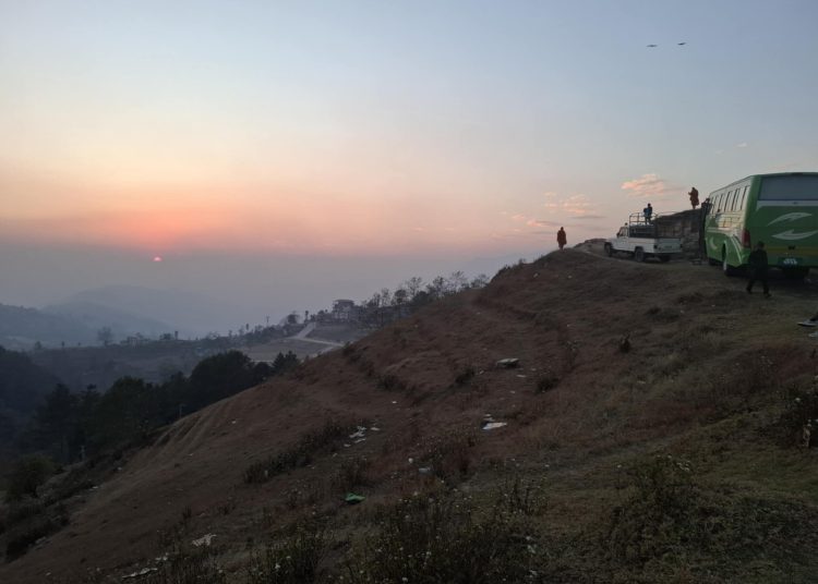 Tourists Flock to Nagarkot for Stunning Sunset Views