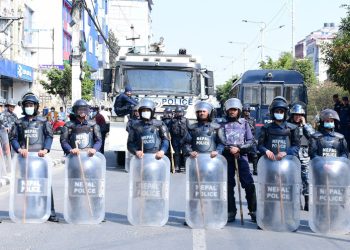 प्रदर्शनकारीहरूले निषेधित क्षेत्र तोड्ने अभिव्यक्ति दिएसँगै उपत्यकाे  सुरक्षा योजना कडा बनाइदै