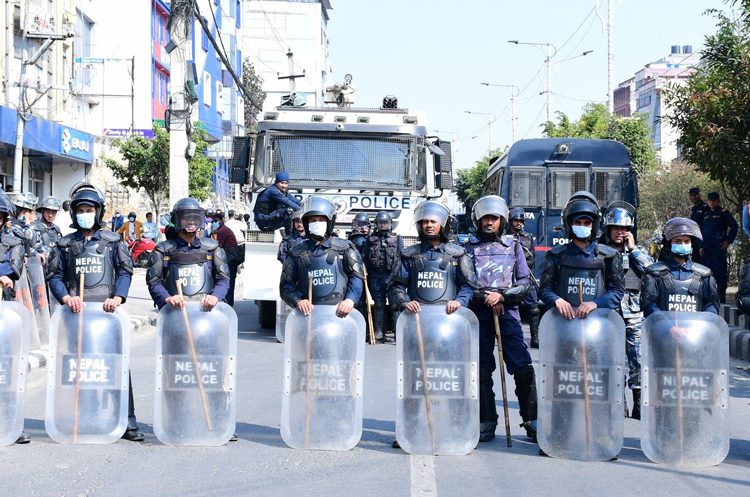 प्रदर्शनकारीहरूले निषेधित क्षेत्र तोड्ने अभिव्यक्ति दिएसँगै उपत्यकाे  सुरक्षा योजना कडा बनाइदै