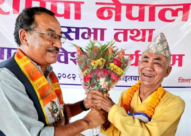 एमालेका केन्द्रीय सल्लाहकार श्रेष्ठ राप्रपा प्रवेश