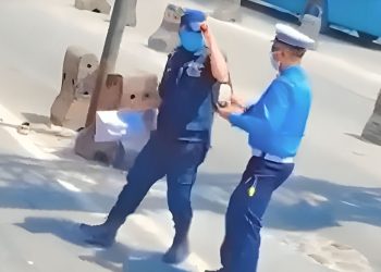 इन्स्पेक्टरले प्रहरी जवानलाई गालामा चड्कन हानेको भिडिओ सार्वजनिक