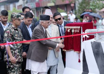 प्रमबाट ग्वार्को चोकमा ‘ओभर पास’ उद्घाटन