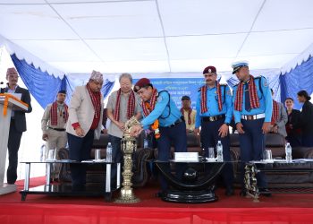 सडक र सवारी लक्षित मनसुनजन्य बिपद् न्यूनिकरण अभियान-२०८२ शुभारम्भ