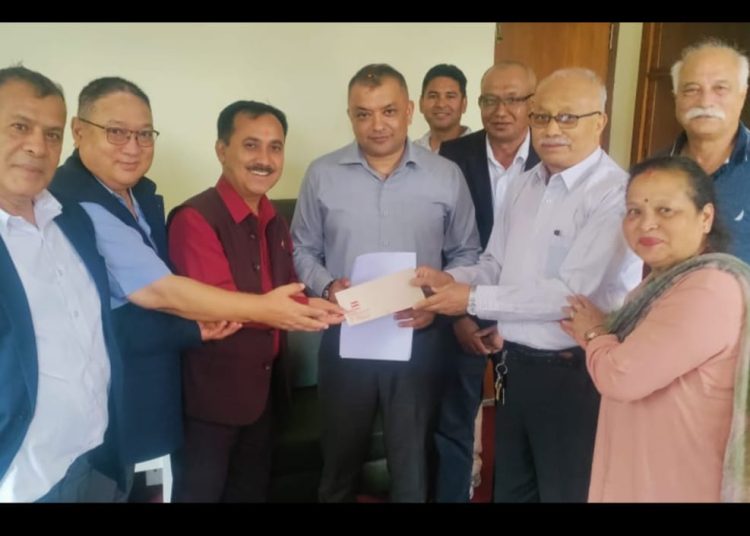 पार्टी कार्यालय विस्तारका लागि नेपाली काँग्रेसद्वारा सानेपामा १९ आना जग्गा खरिद