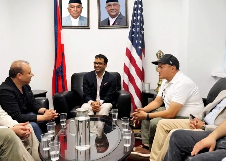 न्यूयोर्कस्थित नेपाली कन्सुलेटमा  प्रधानमंत्रीको फोटो बिगारिएको भनिएको घटना अतिरन्जित